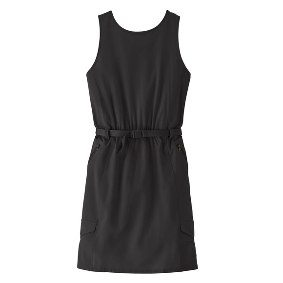 Patagonia Fleetwith Travel Dress Womens‎ XL Black Polyester Stretch - Picture 1 of 6